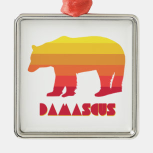 Damascus Virginia Rainbow Bear Ornament Aus Metall