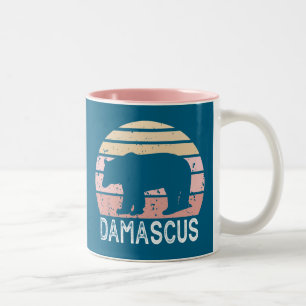 Damascus Virginia Retro Bear Zweifarbige Tasse