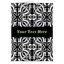 Damask 1 (schwarz und weiß)