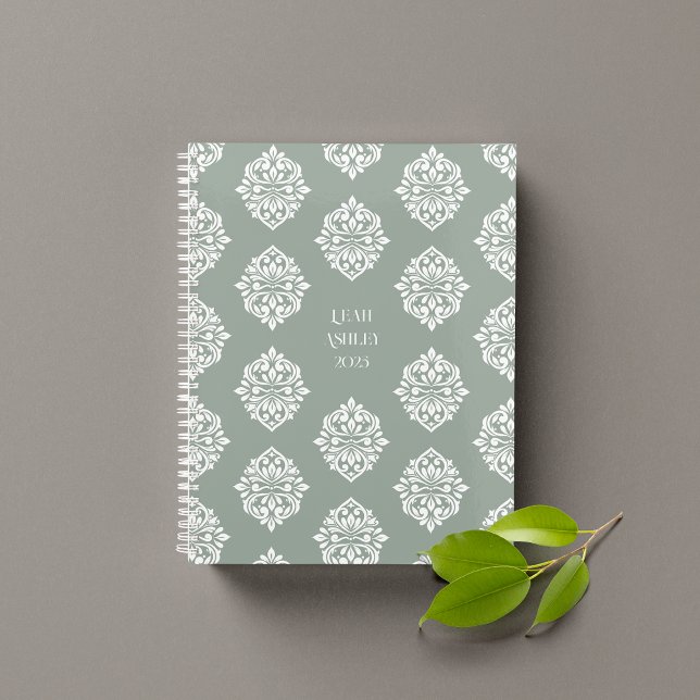 Damask Ambience Pale Olive 2026 Planer (Von Creator hochgeladen)