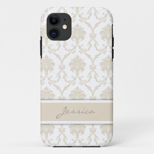 Damask Anpassbarer iPhone-Fall Case-Mate iPhone Hülle (Rückseite)