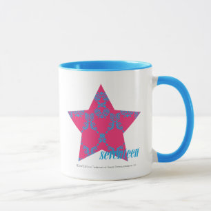 Damask Aqua-Magenta 2 Tasse