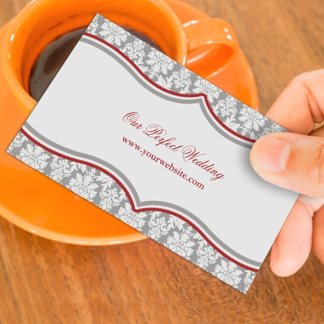 Damask Banner Business Card Visitenkarte (Von Creator hochgeladen)