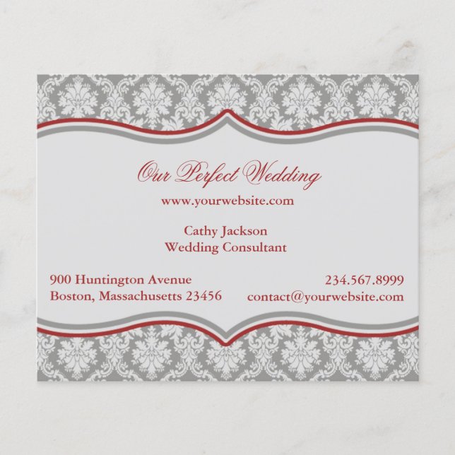 Damask Banner Flyer (Vorne)