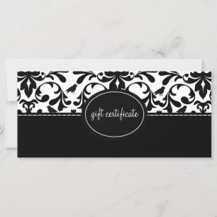 Damask Birds Boutique Style Gift Zertifikate