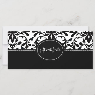 Damask Birds Boutique Style Gift Zertifikate