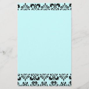 DAMASK, blau Briefpapier