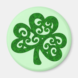 Damask Clover Magnet