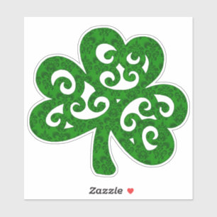 Damask Clover Sticker