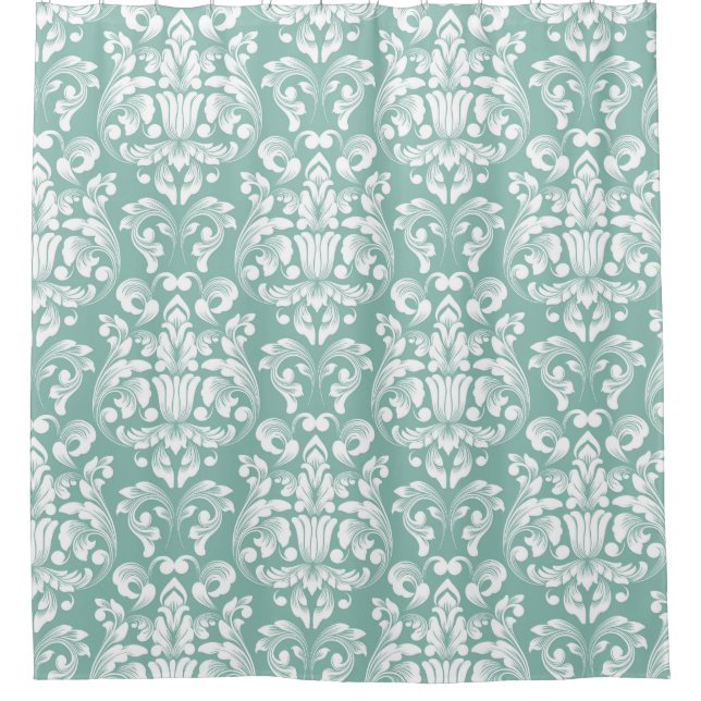 Damask Duschvorhang (Vorderseite)