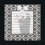 Damask Elegance Wedding Square Magnet<br><div class="desc">Ihre Veranstaltung wird das perfekte Foto sein, wenn Ihre Gäste diese Foto Magnete als Zuhause zum Favoriten nehmen. Diese trendigen Foto Magnete bieten eine einzigartige und funktionelle Möglichkeit, Fotos zu zeigen. Ideal für Fotos Ihrer Veranstaltung, um jedem Ihrer Gäste als Erinnerung an Ihren besonderen Tag zu geben. Personalisieren Sie diese,...</div>