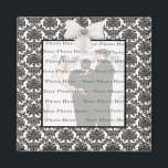 Damask Elegance Wedding Square Magnet<br><div class="desc">Ihre Veranstaltung wird das perfekte Foto sein, wenn Ihre Gäste diese Foto Magnete als Zuhause zum Favoriten nehmen. Diese trendigen Foto Magnete bieten eine einzigartige und funktionelle Möglichkeit, Fotos zu zeigen. Ideal für Fotos Ihrer Veranstaltung, um jedem Ihrer Gäste als Erinnerung an Ihren besonderen Tag zu geben. Personalisieren Sie diese,...</div>