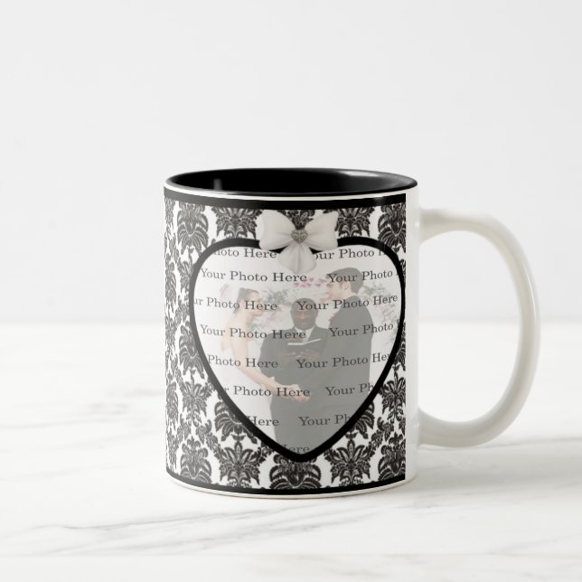 Damask Elegance Wedding Tasse (Rechts)