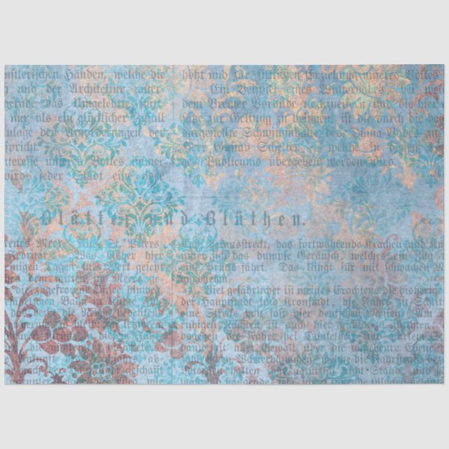 Damask-Ephemera-Design-Serie #7 Seidenpapier (Vorderseite)