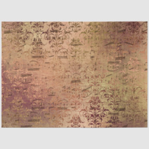 Damask Ephemera Design Series #11 Seidenpapier