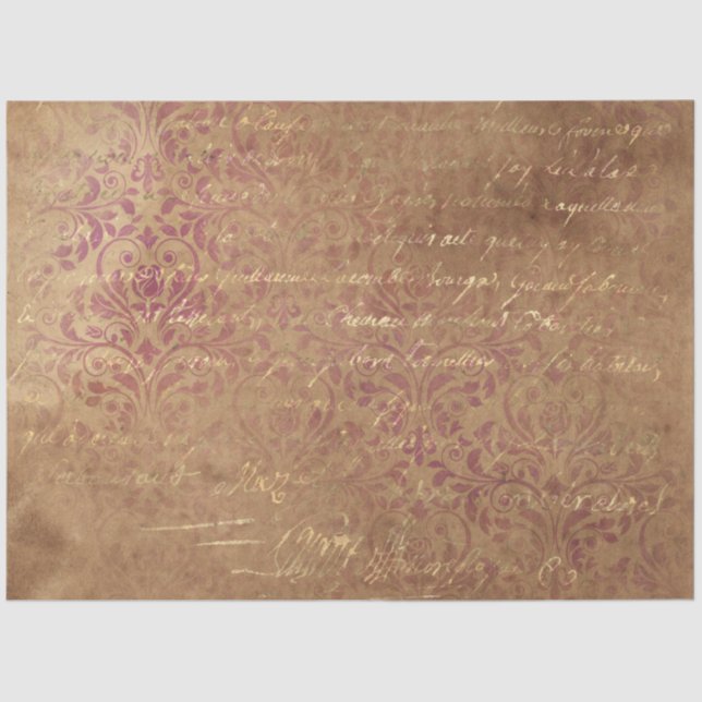 Damask Ephemera Design Series #2 Seidenpapier (Vorderseite)