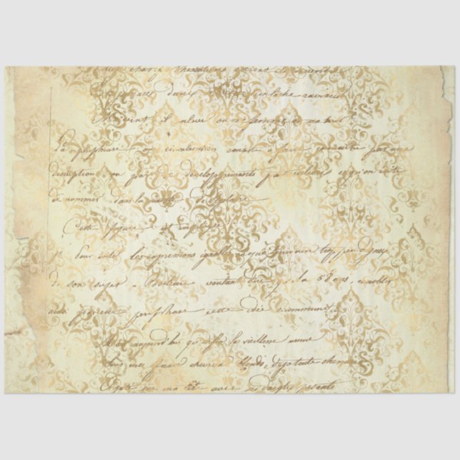 Damask Ephemera Design Series #4 Seidenpapier (Vorderseite)