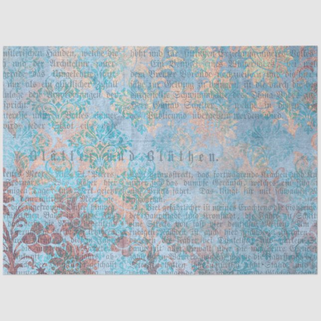 Damask Ephemera Design Series #7 Seidenpapier (Vorderseite)