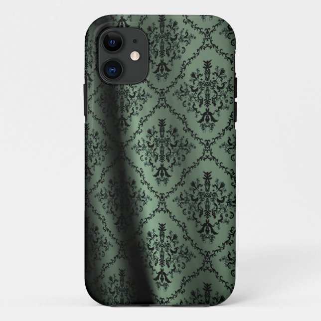 Damask Fabric Case-Mate iPhone Hülle (Rückseite)