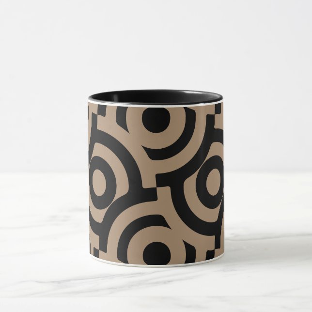 Damask Fabric Decorative Print Tasse (Zentrum)