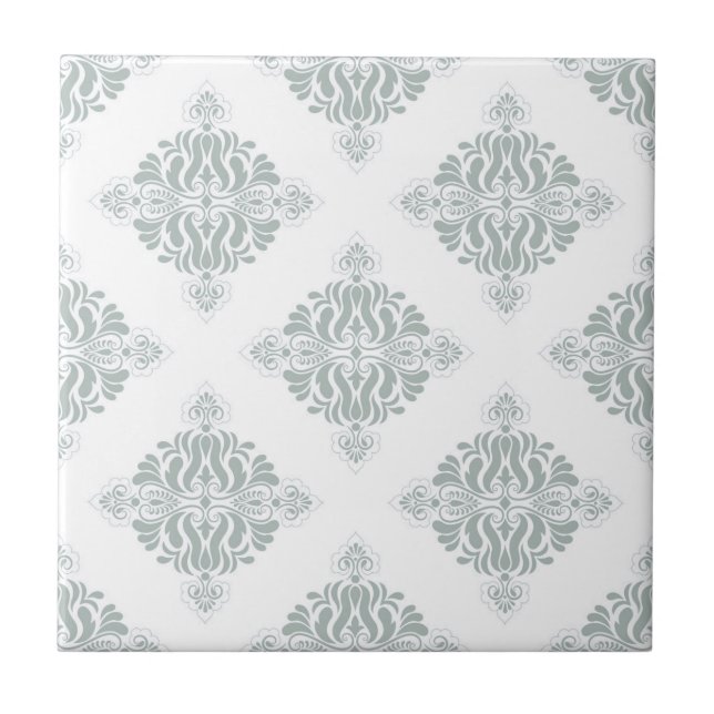 Damask Fliese (Vorderseite)