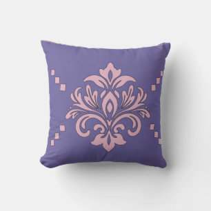 Damask Floral Frame Kissen