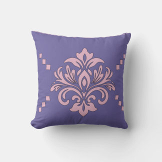Damask Floral Frame Kissen