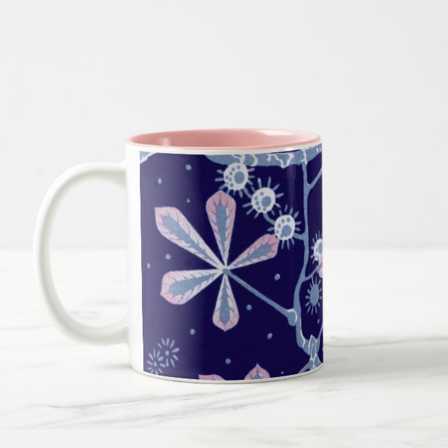 Damask Frost Blume Tasse (Links)