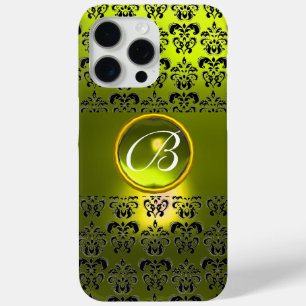 DAMASK GEM MONOGRAM Yellow Case-Mate iPhone Hülle