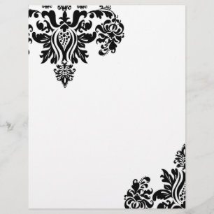 Damask Letterhead