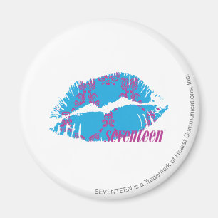 Damask Lila-Aqua Magnet