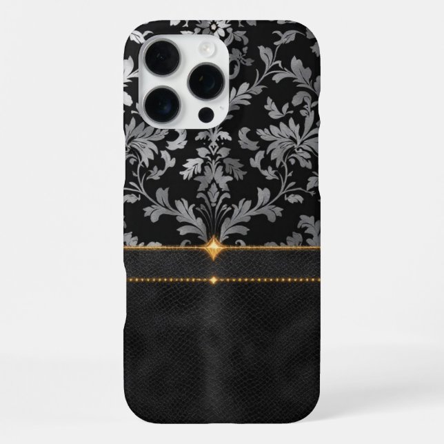 Damask Luxe iPhone Hülle (Rückseite)