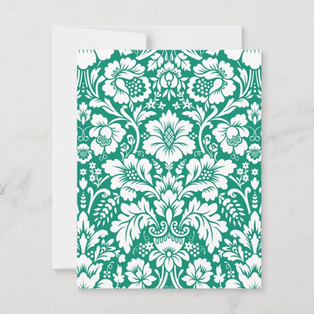 Damask Muster 10 Mitteilungskarte (Vorderseite)