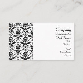 Damask-Muster-beschädigte Visitenkarten Visitenkarte