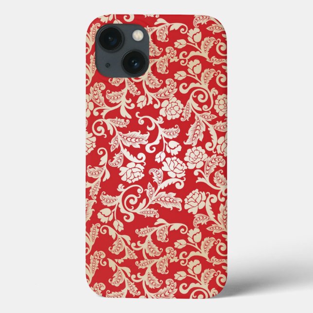 Damask-Muster Case-Mate iPhone Hülle (Rückseite)