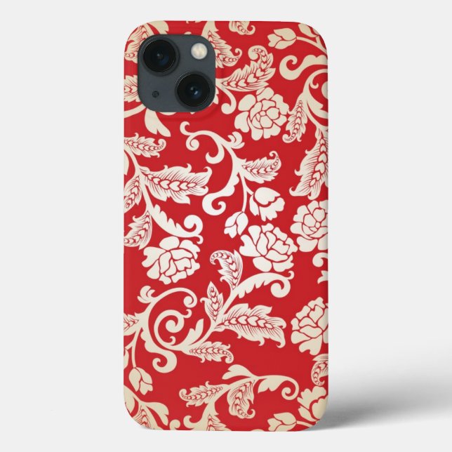 Damask-Muster Case-Mate iPhone Hülle (Rückseite)
