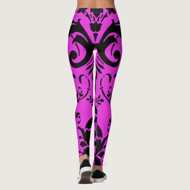 Damask Muster Leggings (Rückseite)