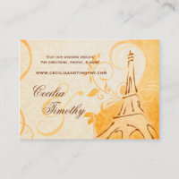Damask Parisienne: Website zur Hochzeit von Herbst