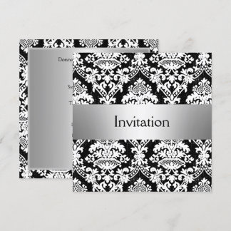 Damask Party-Einladung Termin vormerken Einladung