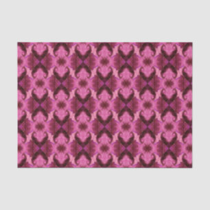 Damask Pink Hearts Seidenpapier