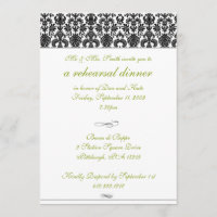 Damask Probe Dinner Einladung