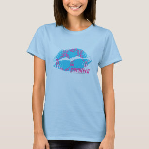 Damask Purple-Aqua T-Shirt
