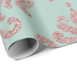 Damask Rose Gold Royal Metallic Glitzer Geschenkpapier<br><div class="desc">Glam und Chic Wrapping Paper für viele Anlässe wie Geburtstag,  Jubiläum,  Hochzeit,  Brautparty,  neue Arbeit,  neue Zuhause,  Corporate Party,  Ruhestand Party,  neues Baby.. florenceK.</div>