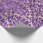 Damask Royal Lila Amethyst Violet Rose Gold Geschenkpapier<br><div class="desc">Chic Floral Royal Wrapping Paper Kann eine schöne Dekoration für viele Veranstaltungen wie Hochzeit,  Jubiläum,  Geburtstag,  Abschluss,  neue Zuhause,  Unternehmen,  Brautparty etc FlorenzK Design</div>