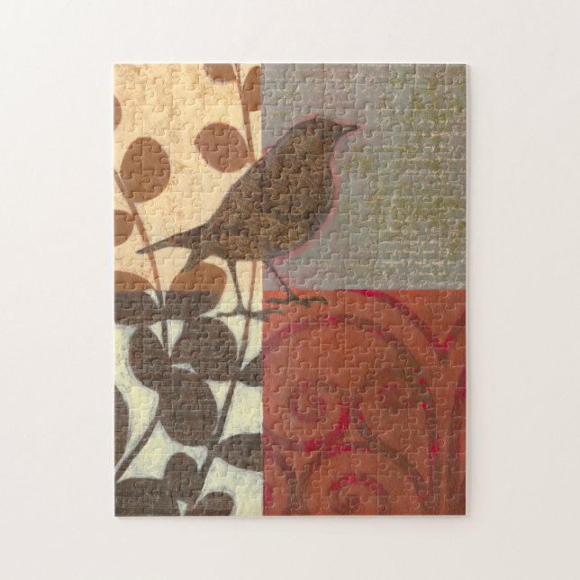 Damask Sparrow Puzzle (Vertikal)