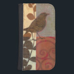 Damask Sparrow Samsung S4 Geldbeutel Hülle<br><div class="desc">Dieser zeitgenössische Kunstdruck eines braunen Spatzen und andere in Collage inspiriert Details verleihen jedem Wohn- oder Esszimmer Charakter. Das Bild enthält ein rotes und braunes Farbmotiv. Holen Sie sich diesen schönen und einzigartigen Kunstdruck des Künstlers Norman Wyatt heute.</div>