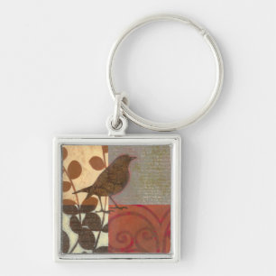 Damask Sparrow Schlüsselanhänger