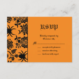 Damask Spider UAWG RSVP Karte