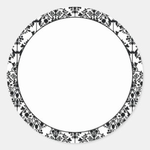 Damask Sticker