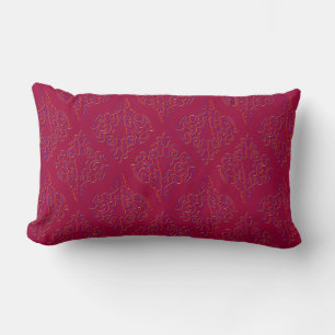 Damask Style Wallpaper Ornament. Lendenkissen